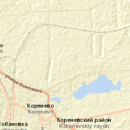 Korenëvo Street Map