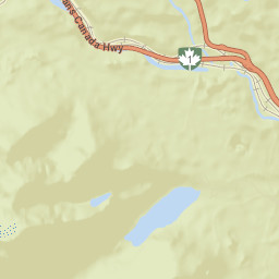 105 Lake Louise Drive, Banff National Park Street Map