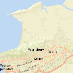 Weston-super-Mare Street Map