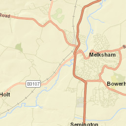 Melksham Street Map