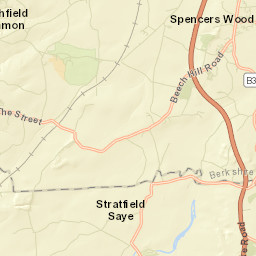 Stratfield Mortimer Street Map