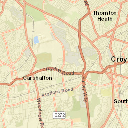South Croydon Street Map