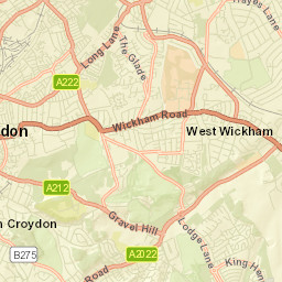 West Wickham Street Map