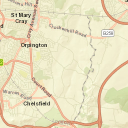 Swanley Street Map