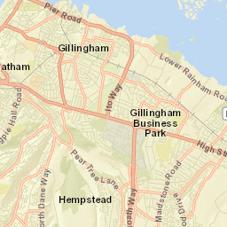 Rainham Street Map