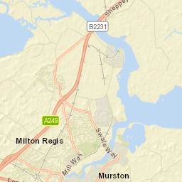 A249, Sittingbourne, Kent ME9, UK Street Map