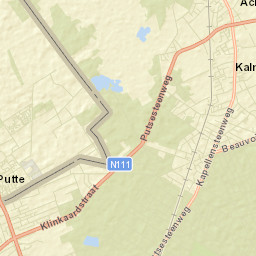 Putte Street Map