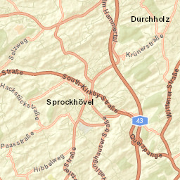 Sprockhövel Street Map