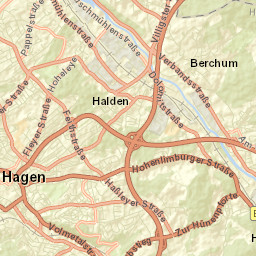 Hagen Street Map