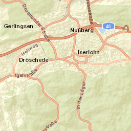 Iserlohn Street Map
