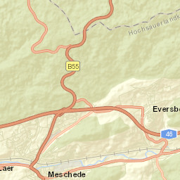 Meschede Street Map