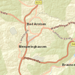 Bad Arolsen Street Map