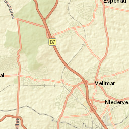 Vellmar Street Map