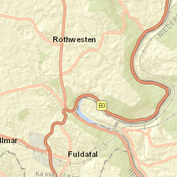 Fuldatal Street Map