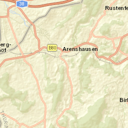 Arenshausen Street Map