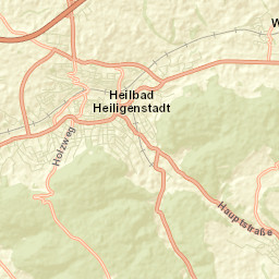 Heilbad Heiligenstadt Street Map