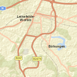 Leinefelde-Worbis Street Map