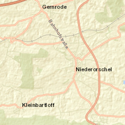 Niederorschel Street Map