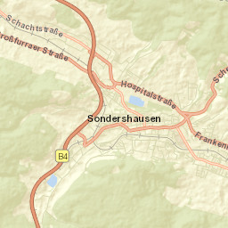 Sondershausen Street Map