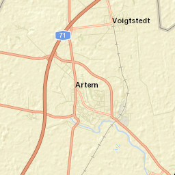 Artern Street Map