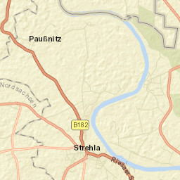 Strehla Street Map