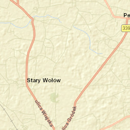 Powiat wołowski Street Map