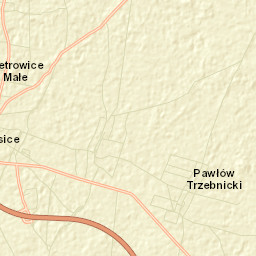 Powiat trzebnicki Street Map
