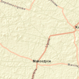 Kobyla Góra Street Map