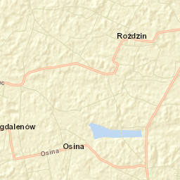 Powiat bełchatowski Street Map