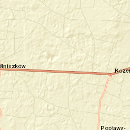 Mniszków Street Map