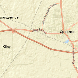 Opoczno Street Map