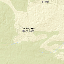 Horodets Street Map