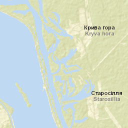 Kryva Hora Street Map