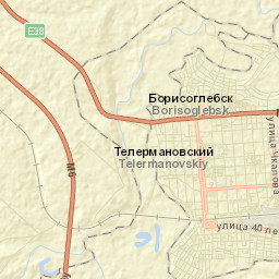 Borisoglebsk Street Map