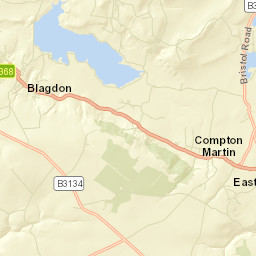Compton Martin Street Map