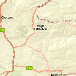 Bath and North East Somerset Street Map
