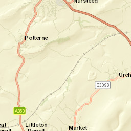 Potterne Street Map