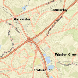 Frimley Street Map