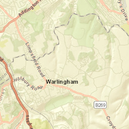 Whyteleafe Street Map