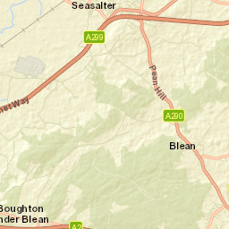 Blean Street Map