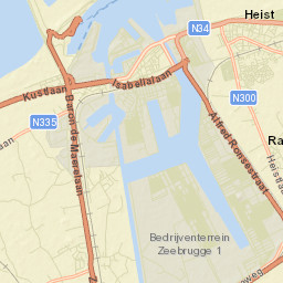 Zeebrugge Street Map