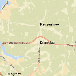 Zaamslag Street Map