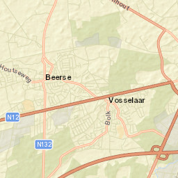 Vosselaar Street Map