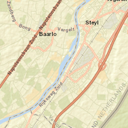 Baarlo Street Map