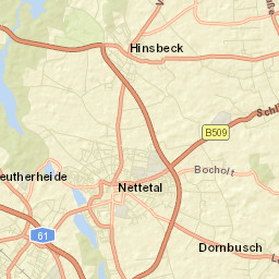 Nettetal Street Map