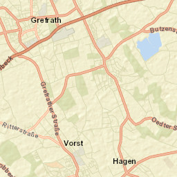 Grefrath Street Map