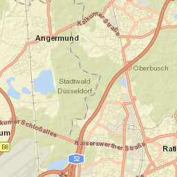 Ratingen Street Map