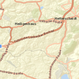 Heiligenhaus Street Map