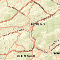 Ennepetal Street Map