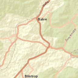 Balve Street Map